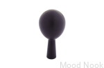 Gałka meblowa Drop 40 czarna aluminiowa