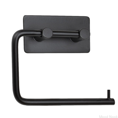 Toilet roll holder Base 200 classic black matt