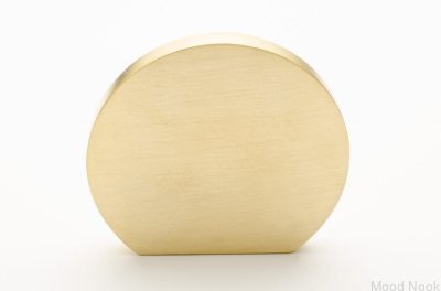 Bouton de meuble Globe 50 Laiton, Brossé Non Peint