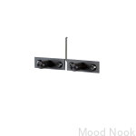 Zdjecie galki Linear Plate Gun metal