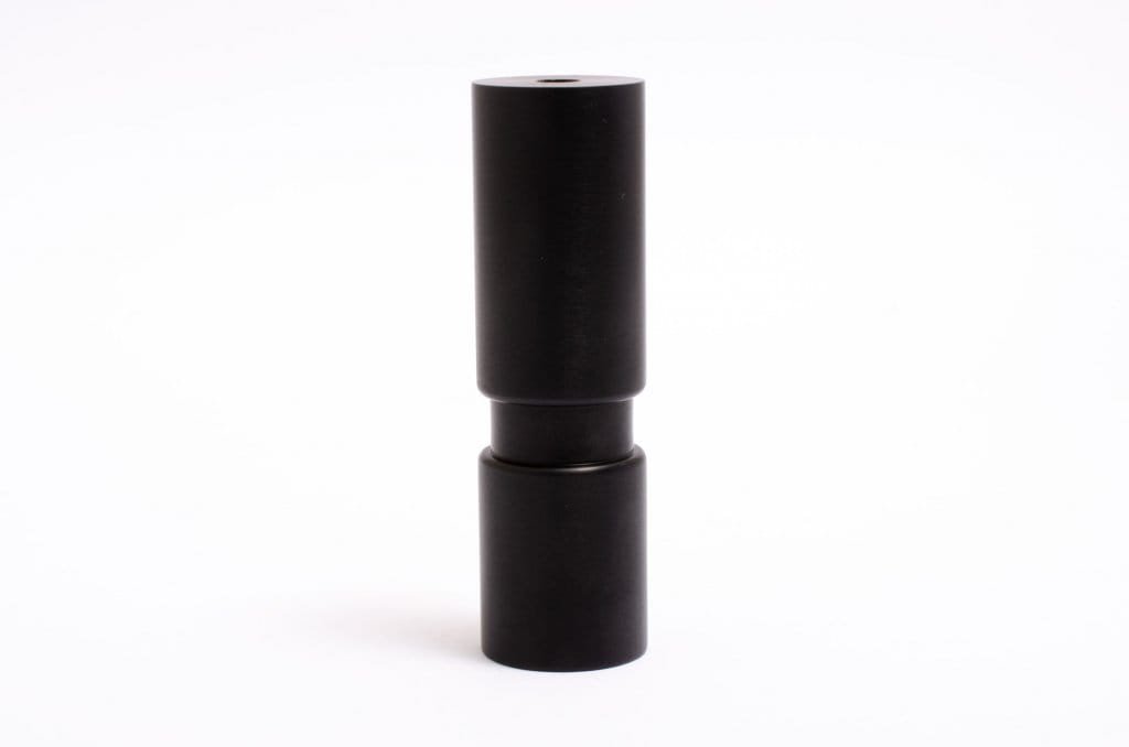 czarne aluminium noga do mebli