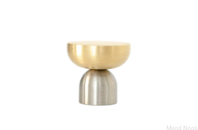 Kokeshi Mix 3032 Мебельная ручка из матовой стали с матовой латунью