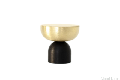 Мебельная ручка Kokeshi Mix 3032, черный алюминий с матовой латунью