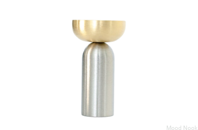 Настенная вешалка Kokeshi Mix 3052 Матовая сталь с матовой латунью