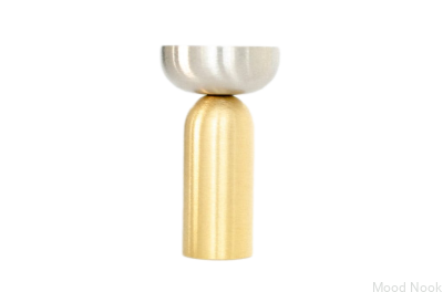 Kokeshi Mix 3052 Настенная вешалка Матовая латунь Неокрашенная с матовой сталью