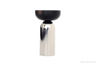 Kokeshi Mix 3052 Настенная вешалка из полированной стали с черным алюминием
