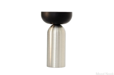 Kokeshi Mix 3052 Настенная вешалка из матовой стали с черным алюминием