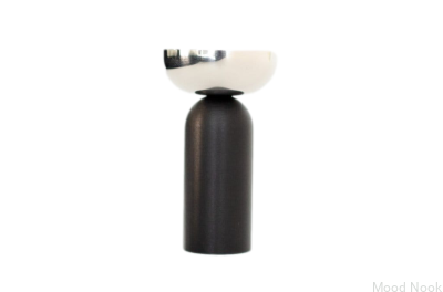 Kokeshi Mix 3052 Алюминиевая черная настенная вешалка из полированной стали
