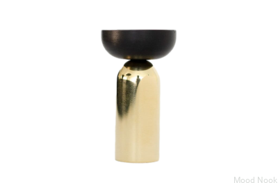 Kokeshi Mix 3052 Настенная вешалка Полированная латунь Неокрашенная с черным алюминием