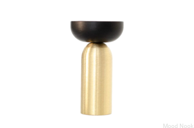 Kokeshi Mix 3052 Настенная вешалка Матовая латунь Неокрашенная с черным алюминием