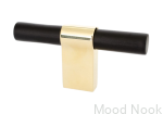 KN29M/AS--Gałka-meblowa-T-Bar-Line-Big-Mix-80-Aluminiowa-Czarna-z-Polerowanym-Mosiądzem-BB-Sweden-Skandynawskie-Uchwyty_1