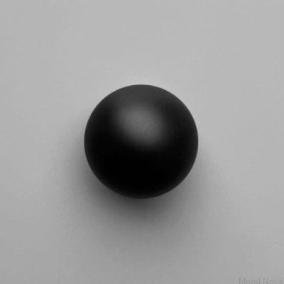 Odete M möbelknopp, svartlackerad mässing