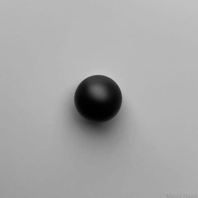 Odete S möbelknopp, svartlackerad mässing