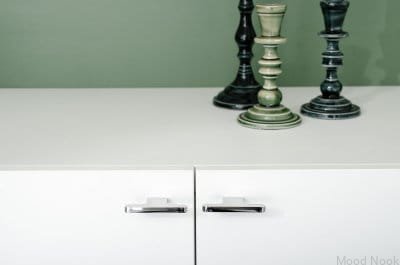 Flat Line 12 möbelknopp, polerat rostfritt stål