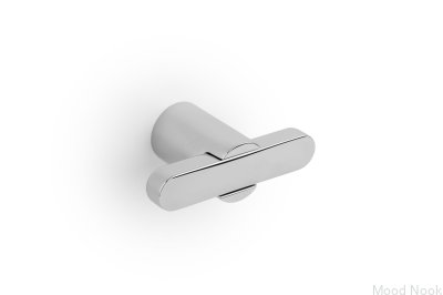 T-Bar Fusion möbelknopp, polerad nickel