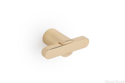 T-Bar Fusion Gold Polerad möbelknopp