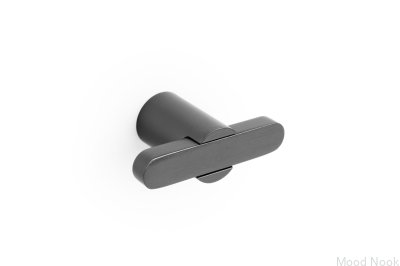 T-Bar Fusion svart titan möbelknopp 