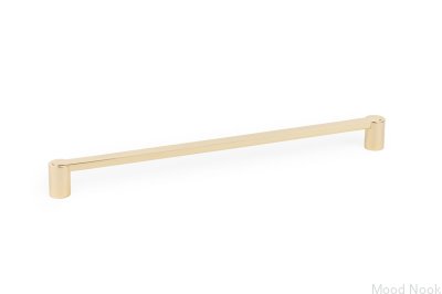 Fusion 320 avlångt möbelhandtag, polerat guld