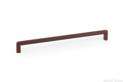 Avlångt möbelhandtag Riss mini 320 Aluminium Röd