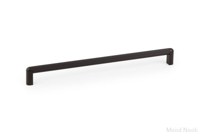 Avlångt möbelhandtag Riss Mini 320 Aluminium Brun