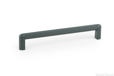 Riss Mini 192 avlångt möbelhandtag, Aluminium Grön