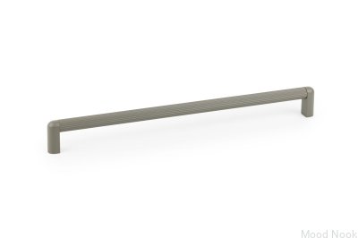 Riss Mini 320 avlångt möbelhandtag, aluminiumgrå