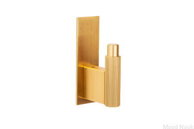Настенная вешалка с шайбой Arpa Plate Aluminium Gold Brushed Dark