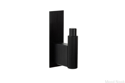 Настенная вешалка с шайбой Arpa Plate Aluminium Black Brushed