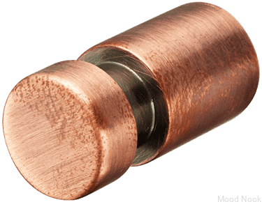 Colgador de pared TA241 Cobre Cepillado Sin Pintar (2 piezas)