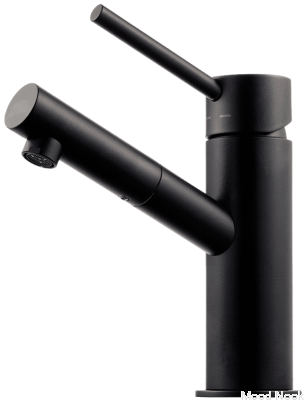 Grifo para lavabo BI071, latón negro mate