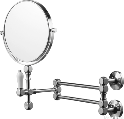 TA816 Miroir de salle de bain classique, laiton chromé