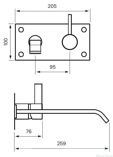 9426757--Bateria-Umywalkowa-ARM008-Mosiężna-Nielakierowana-Tapwell-Skandynawskie-Uchwyty_2