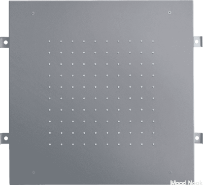 Rociador de ducha tipo lluvia cuadrado 430 ZSOF094 Latón Gris Ascot