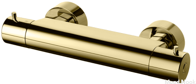 Grifo termostático para ducha EVM168-150 Miel Oro Latón