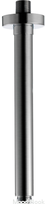 Tubo de conexión para brazos de ducha FL271-200 Latón Negro Cromo Cepillado