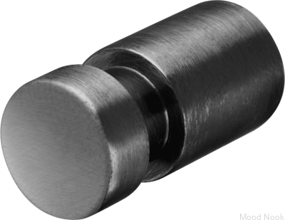 Colgador de pared TA241 Latón Negro Cromo Cepillado (2 piezas)