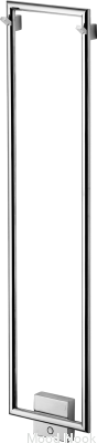 Radiador de baño TW800-200, acero cromado pulido