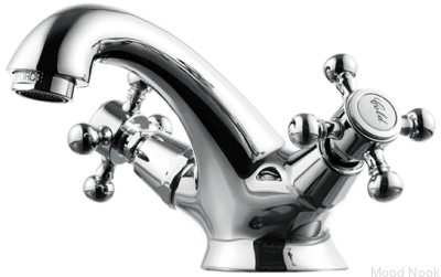 VLV065 Grifo para lavabo clásico, latón cromado