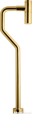 Sifón de lavabo con tubo en S XA200 Latón Miel oro