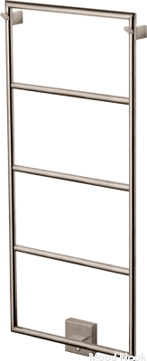 Radiador de baño TW800-400 Acero al níquel cepillado