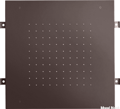 Rociador de ducha rectangular tipo lluvia 400 ZSOF094, Latón Marrón