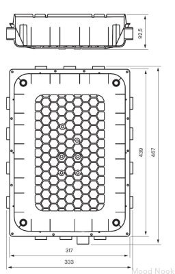Caja de montaje para grifo de ducha T BOX 2.0 368 ABS