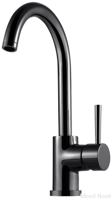 Grifo de cocina EVO180 Latón Negro Cromo