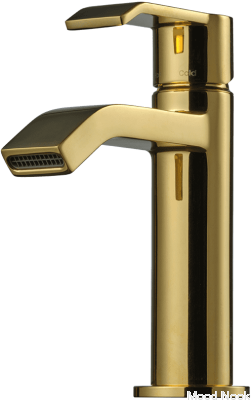 Grifo para lavabo VIC071, latón, oro miel