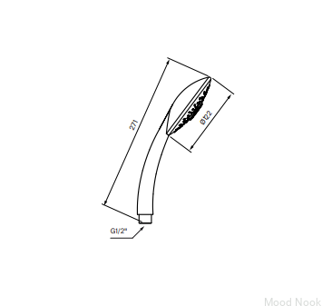 Cabezal de ducha ZDOC076 Cromo