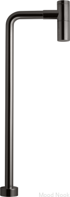 Sifón para lavabo con tubo tipo L XA100 Latón Negro Cromo