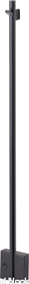 Radiador de baño TW750-85 Acero Negro Mate