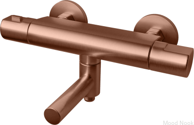 Grifo termostático de pared para bañera ARM022-150 Cobre Cepillado, Sin Pintar