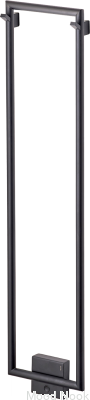 Radiador de baño TW800-200 Acero Negro Mate