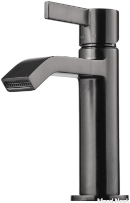 Grifo para lavabo ARM071 Latón Negro Cromo Cepillado